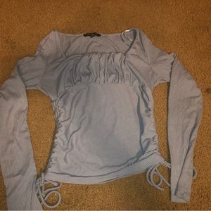 Blue long sleeves shirt